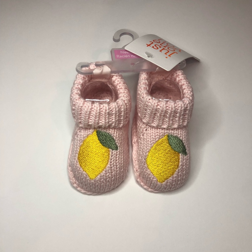 Lemon knit socks